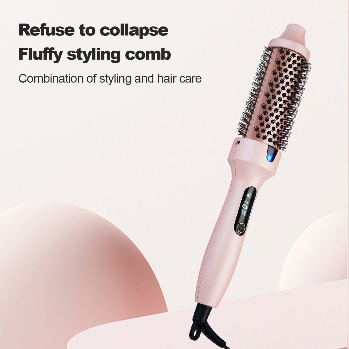 Fluffy Comb Straightening Comb Hair Iron