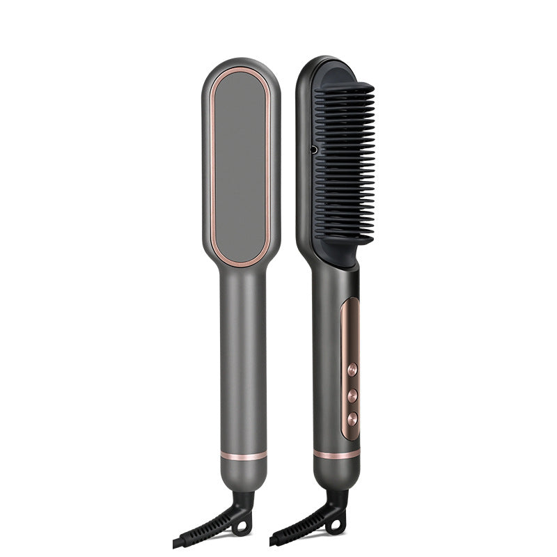 Professional Hair Straightening Brush with Negative Ion Technology